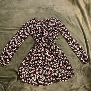 Floral Long Sleeve Dress